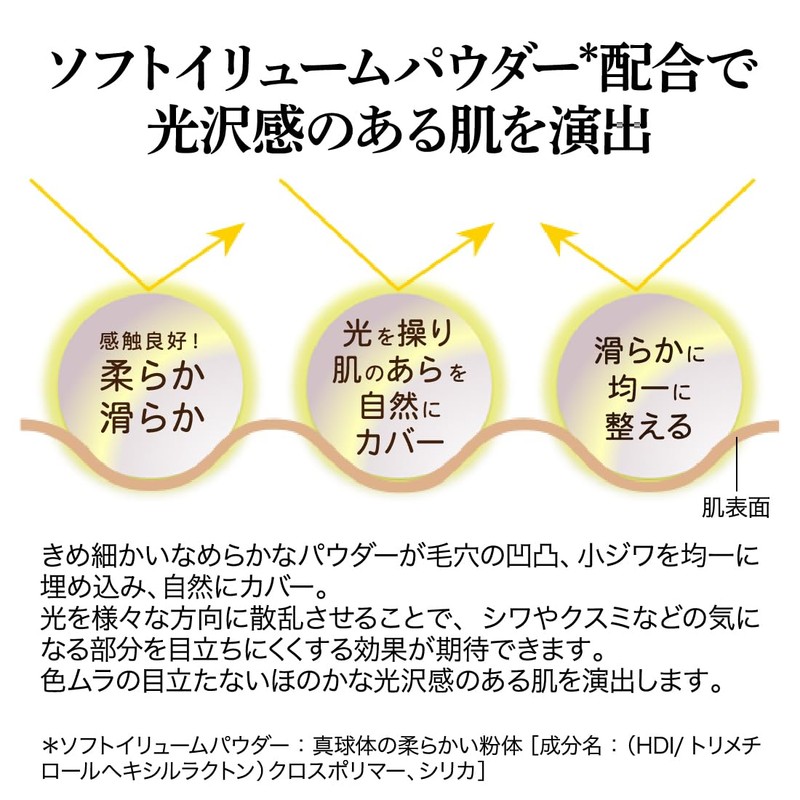 Powder Foundation Moist Silky Foundation S50 Light Ochre Refill, 0.3