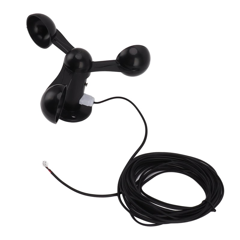Anemometer Sensor, Wind Speed Cup, 3 Fans, Wind Speed Detector,