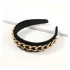 Baluue 1pc Punk Style Chain Design Hair Hoop Anti- Headband