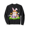 Hamster Easter Egg Hunt Bunny Ear Hamster Easter Sunday Sweatshirt