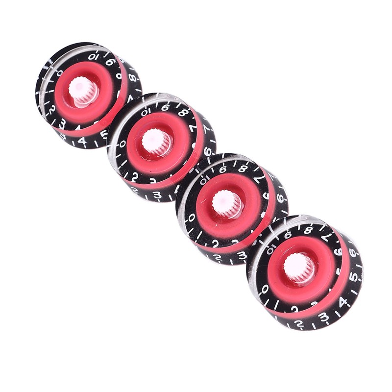 4Pcs Electric Guitar Knob Set Acrylic Volume Tone Control Guitar