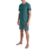 CALIDA Relax Imprint Men's Short Pyjamas, Made from 100% Cotton,