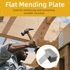 30 Pack 4x8 inch Truss Mending Plate with 8mm Nail