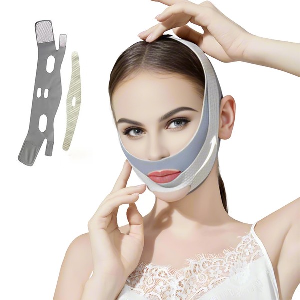 V-Line Lifting Chinstrap,Reusable V Line Lifting Mask with Chin Strap,Chin