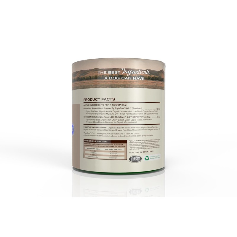 by Katherine Heigl- Super Mobility Canine Supplement Organic Ingredients Helps