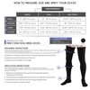 Truform Compression Socks, 20-30 Mmhg, Men's Dress Socks, Thigh High