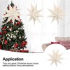 TLTCBBUMDQ 3pcs Christmas Paper Star Hanging Lampshades Lantern Lamp Covers