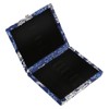 Wooden Silk Cloth Cover Reed Case Holder Storage Box for