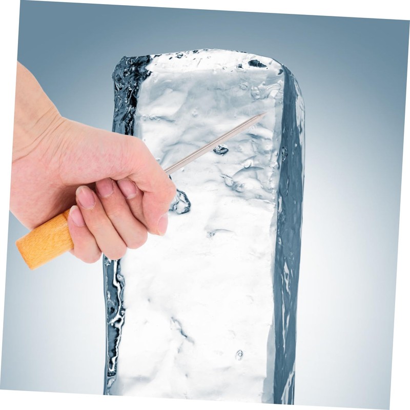 FUNOMOCYA 2pcs Ice Chipper Fork Stainless Steel Ice Picks for