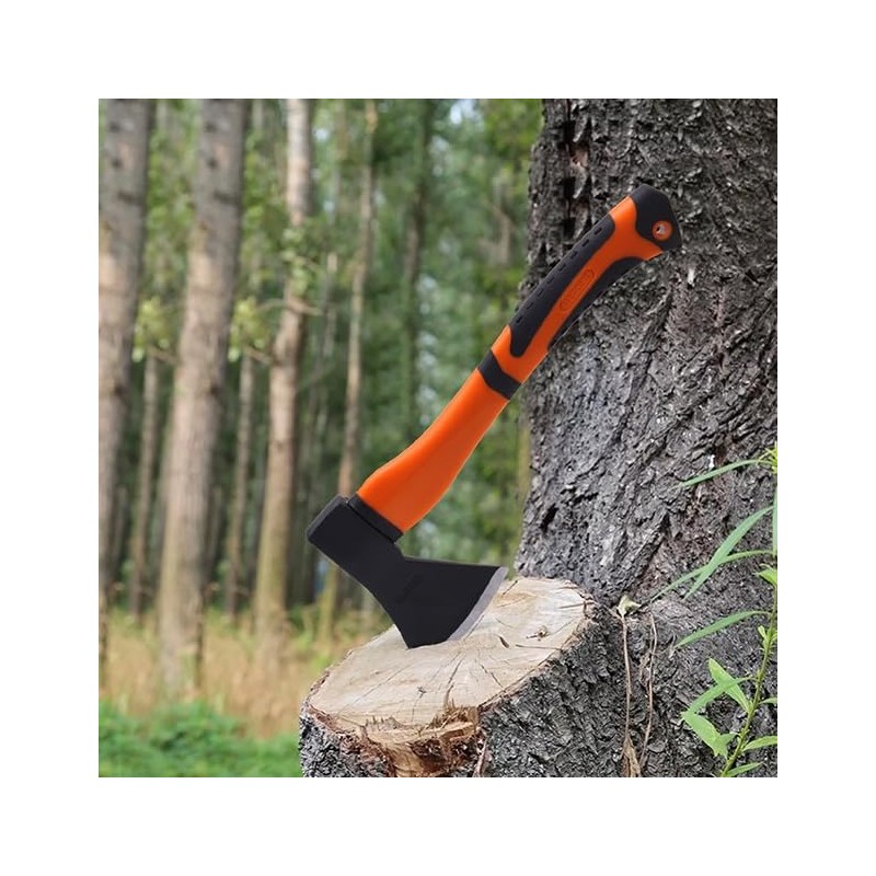 Edward Tools Wood Axe - Heavy Duty Small Camp Hatchet