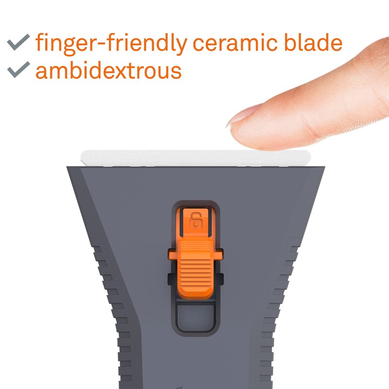 Slice 10591 Manual Utility Scraper, Locking Ceramic Blade, Rust Free,