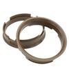 4x Centring Rings 72.6 - 66.6/72.6 mm to 66.6 mm