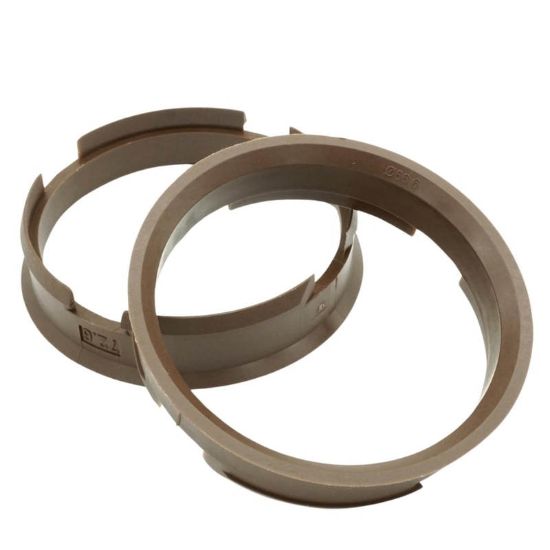 4x Centring Rings 72.6 - 66.6/72.6 mm to 66.6 mm