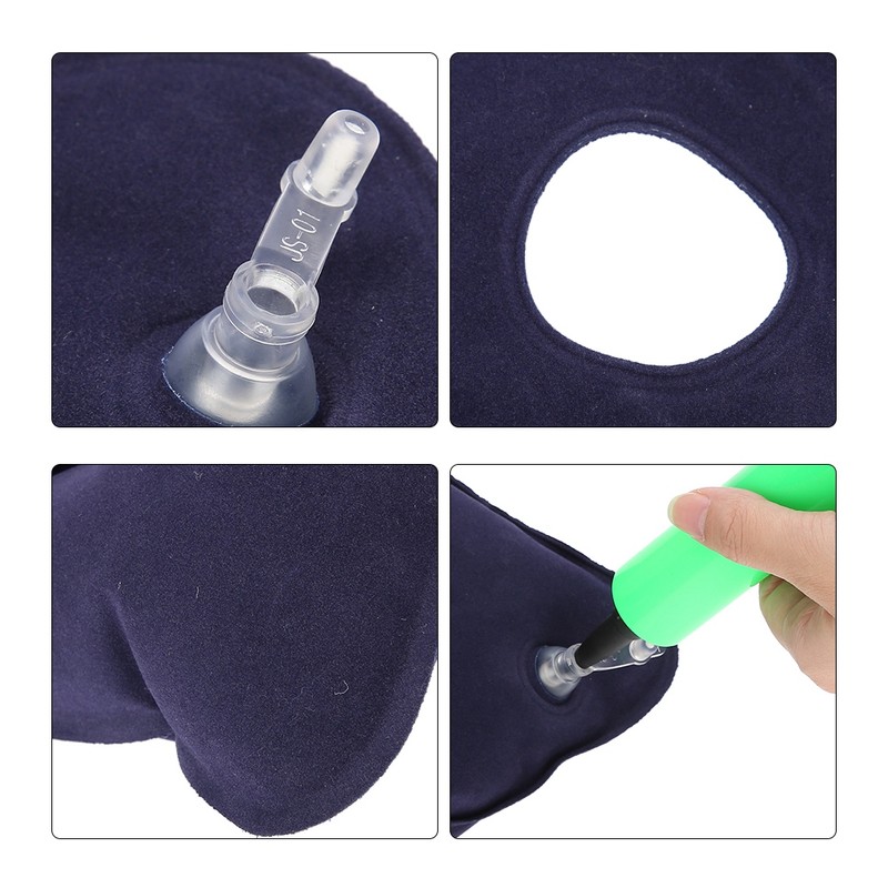 Portable Thick Inflatable Seat Cushion Comfortable Chair Cushion for Elderly