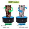 YVV Motorized Rotating Display Stand,Turner Cup Platform for Epoxy Glitter