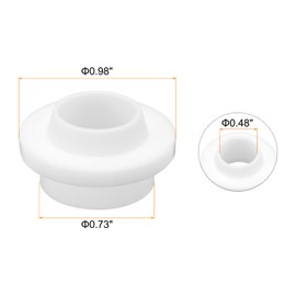 HARFINGTON 5pcs 54N01 TIG Gas Lens Insulator Cup Gaskets High-Temperature Resistant PTFE TIG Welding Accessories Insulation Gasket for WP-17 18 26 Welding Torch