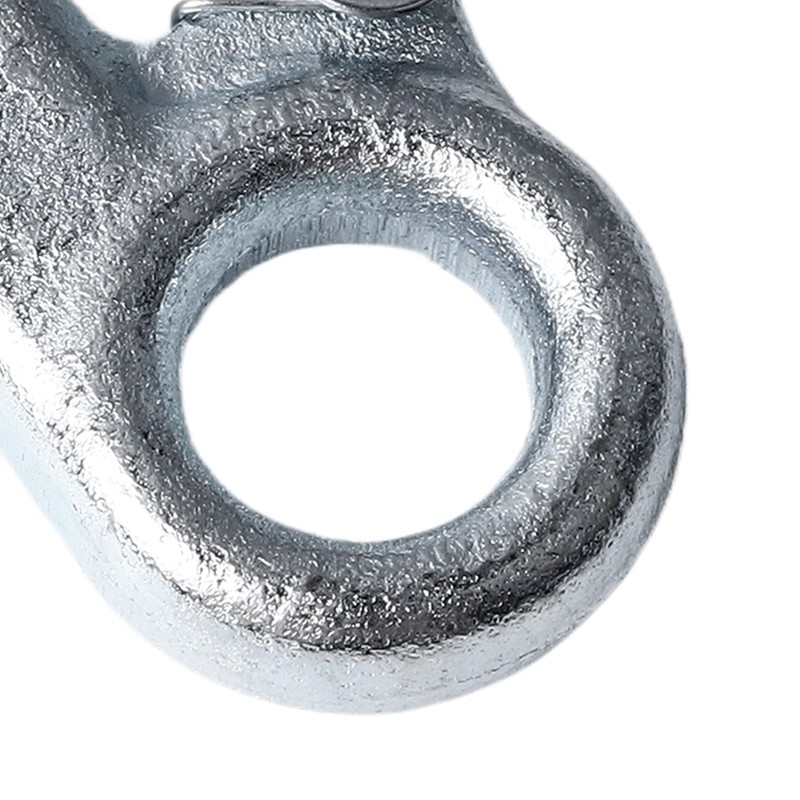 4Pcs Trailer Snap Hook 90mm Iron Tow Hook Safety Chain