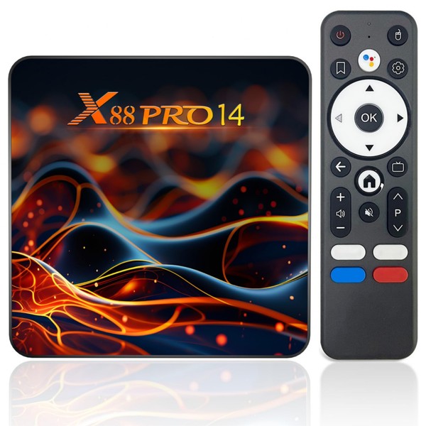 Android 14.0 TV Box, Android Box 2GB RAM 16GB ROM
