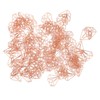 100pcs Rose Gold Paper Clips Cute Diamond Shaped Multifunctional Metal