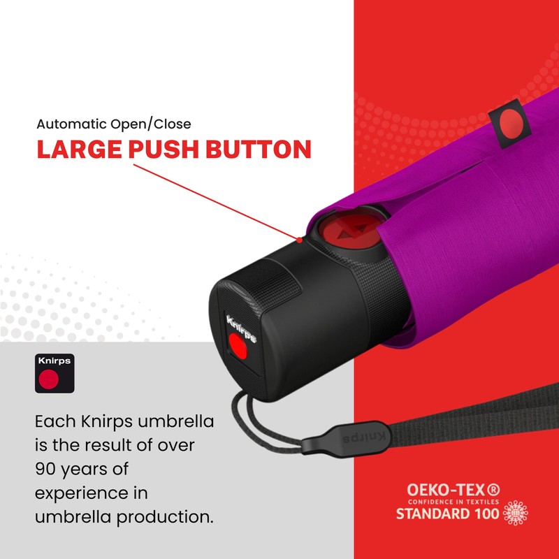 Knirps Ultra U.200 Medium Duomatic Pocket Umbrella - Automatic Open/Close