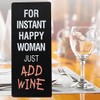 Lafinesse – For Instant Happy Woman... Metal Sign | LF