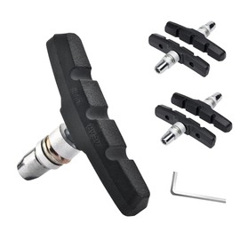 Bicycle Brake Pads 2 Pairs Bicycle Brake Blocks Oture 70mm Rubber Silent Brake Pads V Brake Shoes for Shimano, Tektro and Most Road Bikes and Mountain Bikes