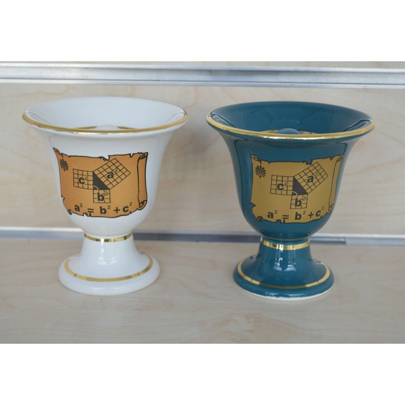 2 Items Pythagoras Cups Justice Pythagorean Theorem Tantalus Cup