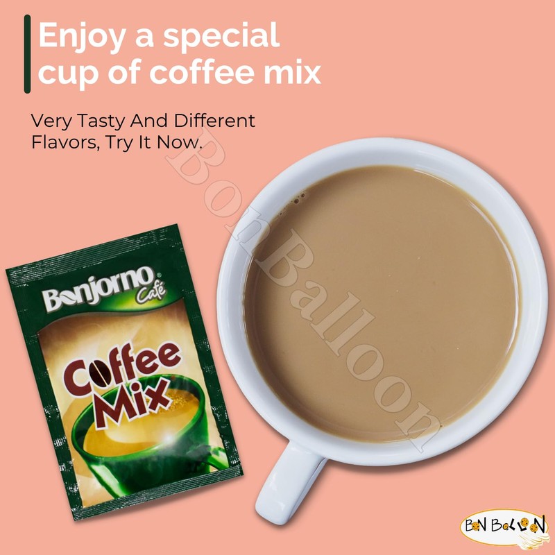 Bonjorno Cafe Coffee Mix (1 Pack = 12 Sachets x