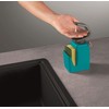 Metaltex Soap Dispenser, Plastic, Turquoise, 11 x 8 x 22