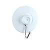 Wenko Suction Hook Nickel 4 pcs in White, 2 x