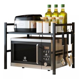 Baum Brothers Estante De Microondas Expandible Con 2 Niveles 40-60cm Hj-03