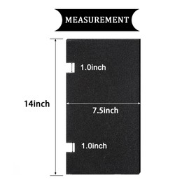 Dianrui 3 PCS RV A/C Filter Replacement for Dometic AC Cover, 14" x 7.5" Duo-Therm Rv Air Conditioner Filters, RV Air Conditioner Parts for Dometic 3104928.019