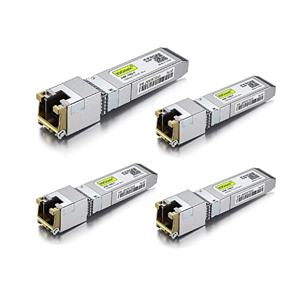 10GBase-T SFP+ Transceiver, 10G T, 10G Copper, RJ-45 SFP+ CAT.6a,