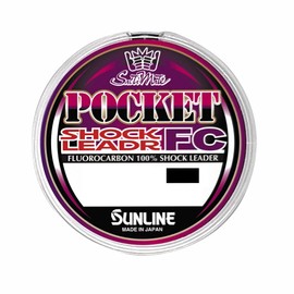 Sunline Salty Mate Pocket Shock Leader FC 99.8 ft (30 m) Clear No. 6