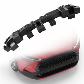 YHTAUTO Front Bumper Absorber Compatible with Nissan Rogue 2014 2015 2016, Black Bumper Face Bar Impact Energy Absorber