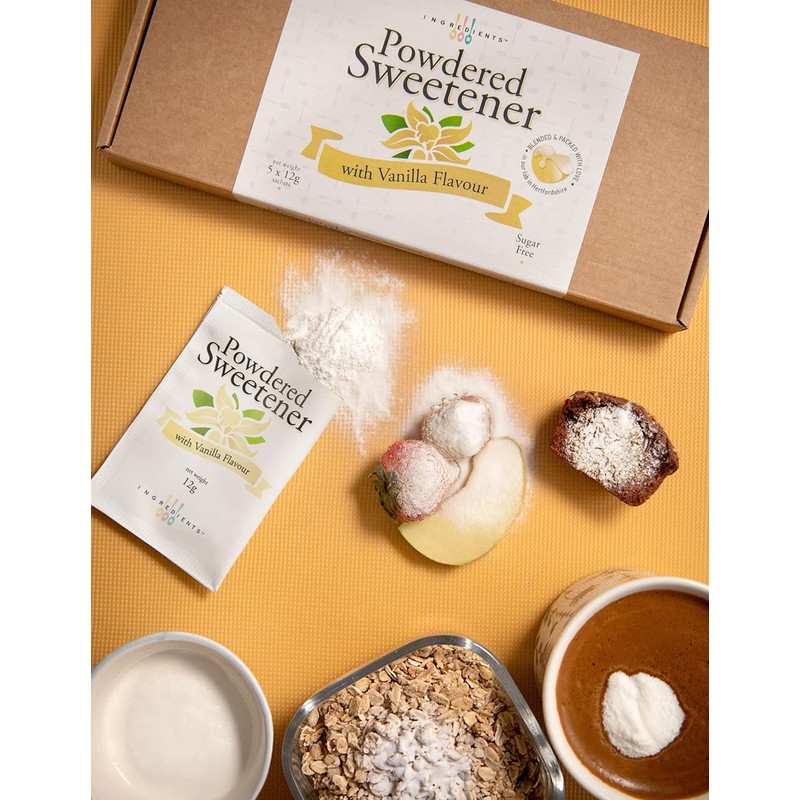 Sugar-Free Sweetening Vanilla Powder | Vanilla Sugar Alternative | Multipurpose,