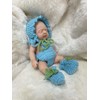 MYREBABY Reborn Silicone Baby Doll Boy,7 Inch Doll Mini Realistic