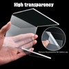Worldity 6 Pcs Acrylic Risers for Display, 3" 4" 5"