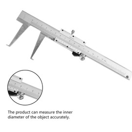 Inner Groove Vernier Caliper, 0-150mm, 0.02mm Carbon Steel Vernier Caliper, Portable Ruler Measuring Tool for Outdoor Use