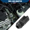 Hihaha Fuel Adapter/for Car/Durable 8AN Male to 3/8" / 2Pcs