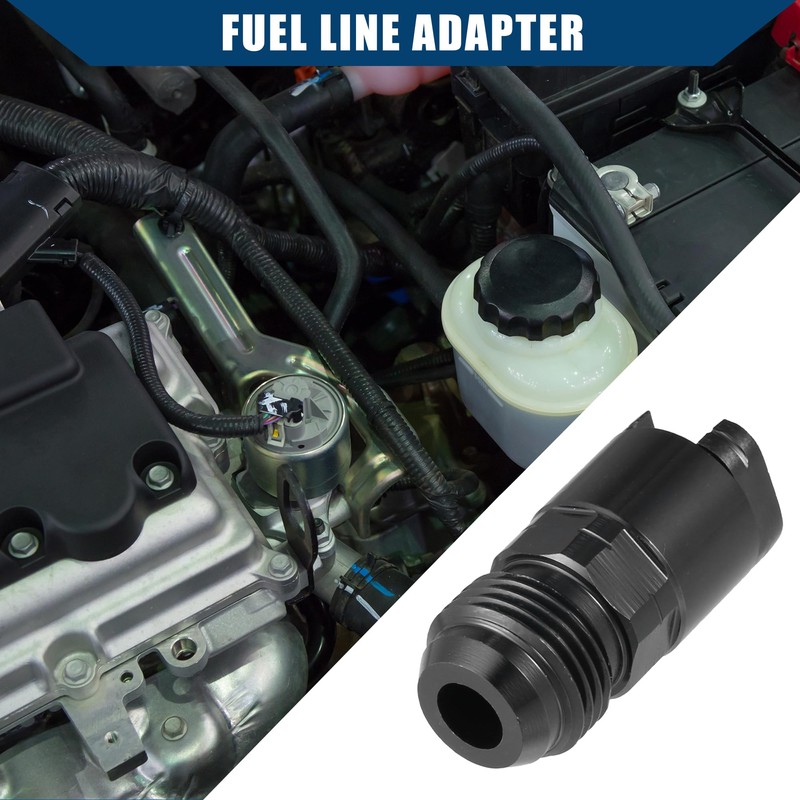 Hihaha Fuel Adapter/for Car/Durable 8AN Male to 3/8" / 2Pcs