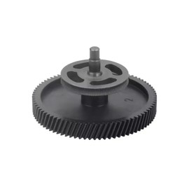 Upgrade Hardened Steel Extruder Gear for Bambu Lab H2D, Helical Gear Integrated Shaft Design POM Extruder Gear Kit for H2D, H2D Combo 3D Printer
