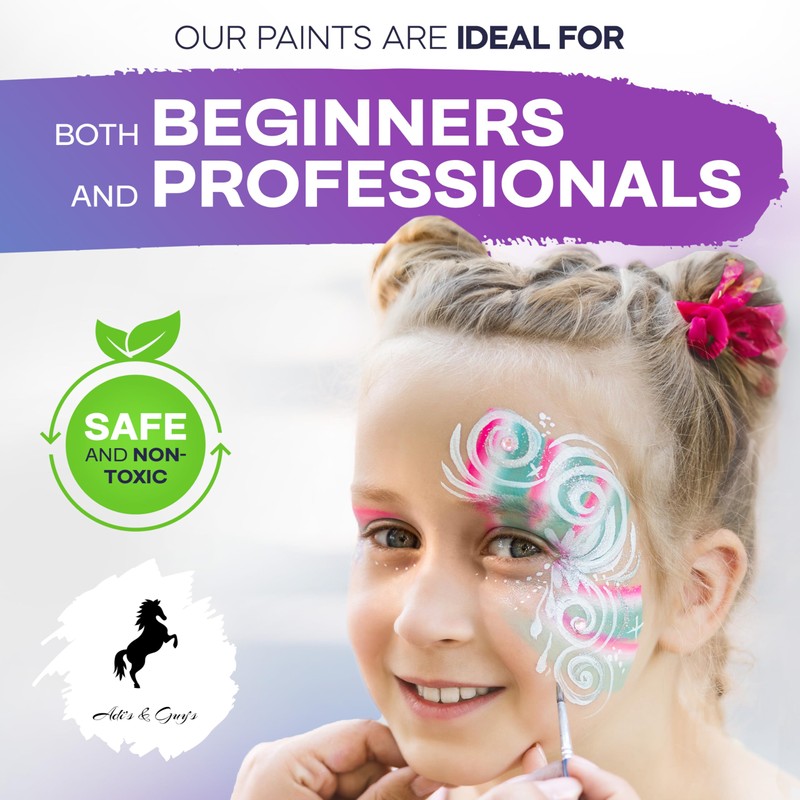 Face Paint Kit for Kids – 20 Washable Colors, Guaranteed