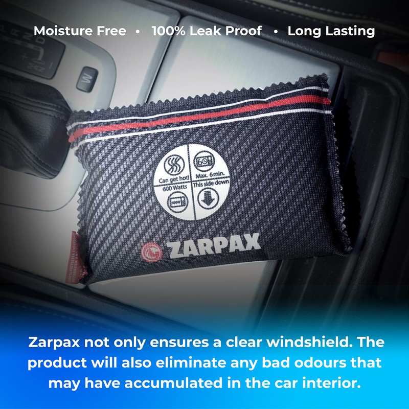 Zarpax Reusable Car Dehumidifier - Rechargeable Dehumidifier for Car, Trucks,