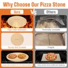 16 Inch Round Pizza Stone for Oven - Cordierite Baking