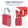GUSUHAWK S16100500 One Way Lockable Gate Latch with 4-Digit Combination