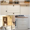 sourcing map 4 Sets Modern Drawer Pull Handles Drop Ring