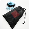 AMYXIYUAN 5Pcs Nylon Sack Durable Net Bag Black Mesh Bag
