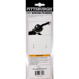 Adjustable Pin Wrench, 7-1/2"