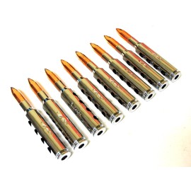 VMS_RACING 8 Spark plug wire loom 8 RAT ROD HOT ROD WWII .50 CAL Universal Separators V8